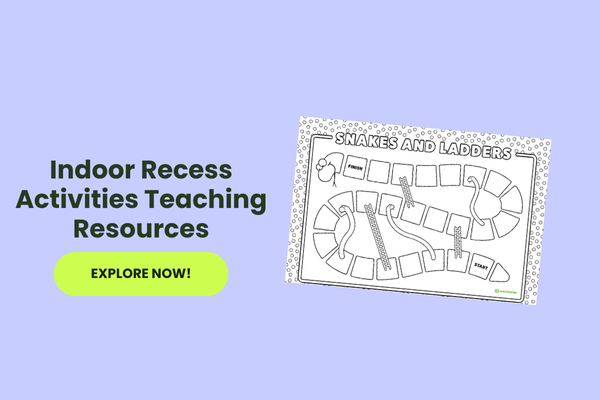 Indoor Recess Activities Teaching Resources with green 