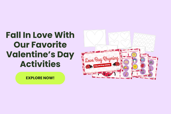 Valentine's Day Activities with green 