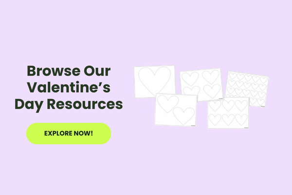 Valentine's Day Resources with green 