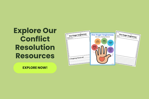 Conflict Resolution Resources with green 