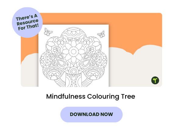 Mindfulness Colouring Tree (National Tree Day)
