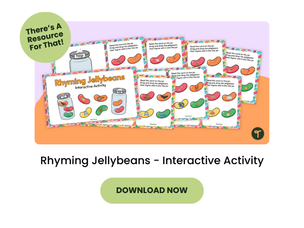 Rhyming Jellybeans - Interactive Activity