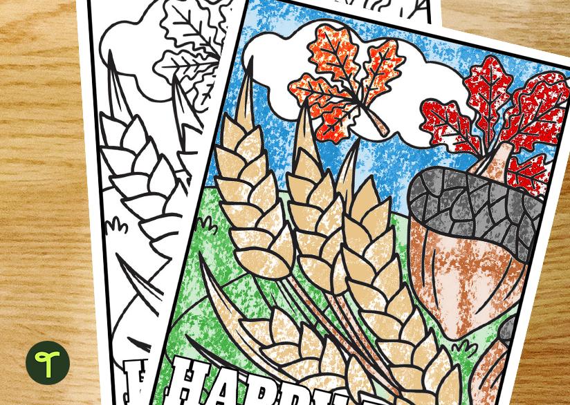 coloring sheets fall color sheets for kids