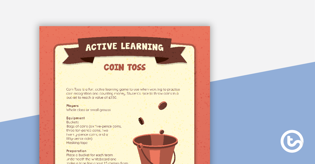 Preview image for Coin Toss Active Game - teaching resource