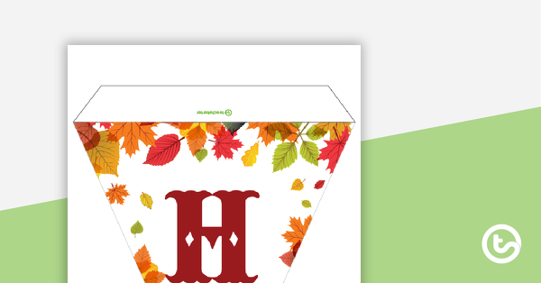Preview image for Thanksgiving Day - Bunting - teaching resource