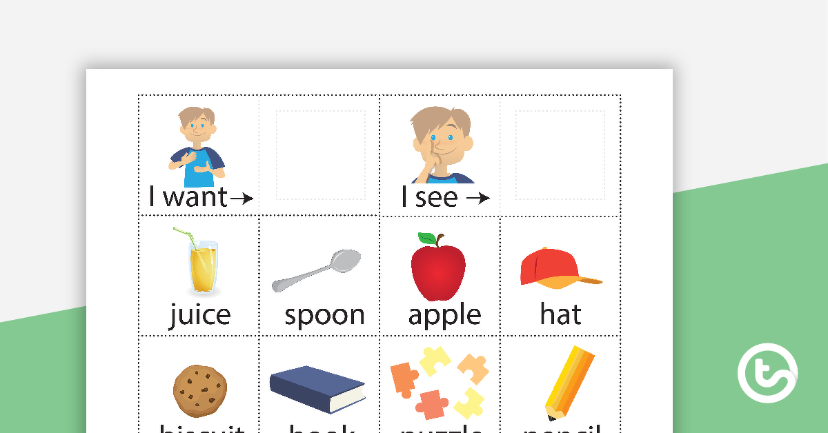 Preview image for Picture Exchange Communication Cards - teaching resource