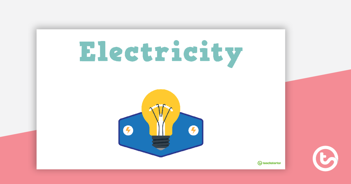 Preview image for Electricity Theme – PowerPoint Template - teaching resource