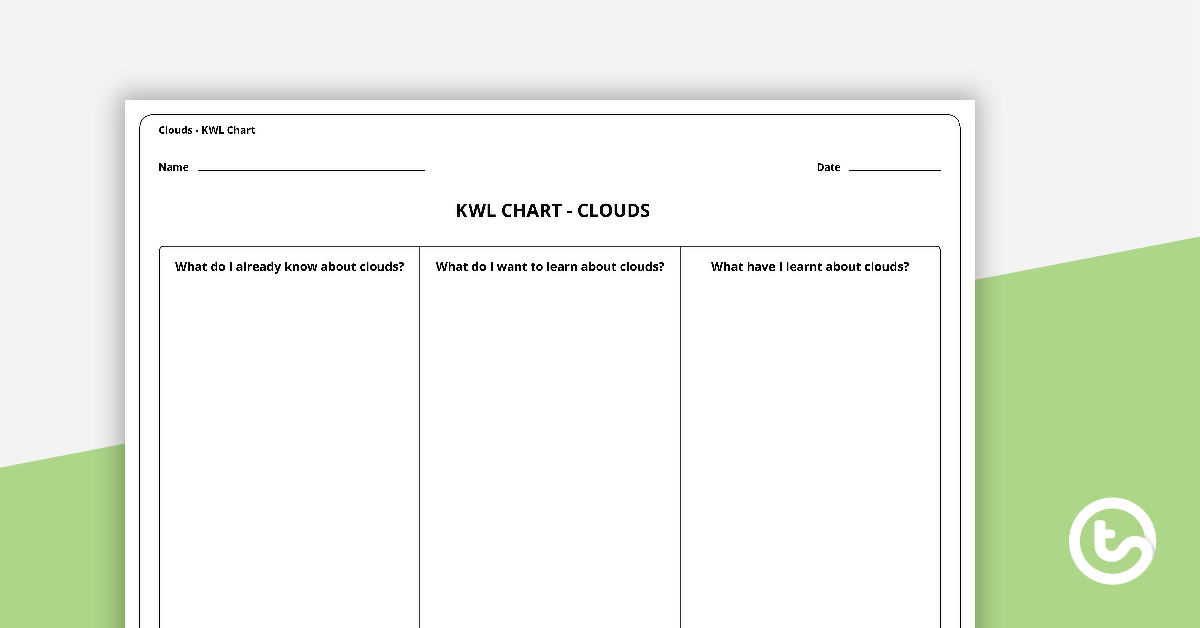 云的预览图像-KWL图表 - 教学资源