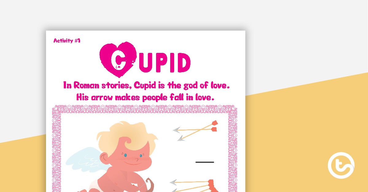 Preview image for Valentine's Day Cupid Activity - teaching resource