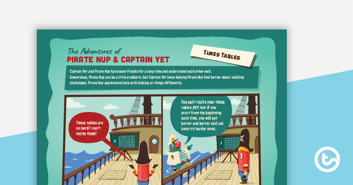 为海盗Nup和船长的冒险的预览图像然而-漫画-教学资源
