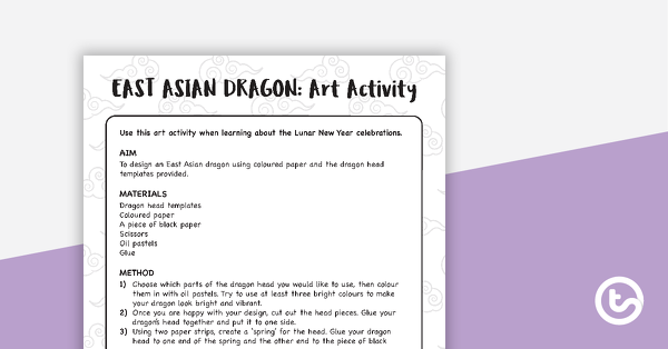 Thumbnail of East Asian Dragon Art Activity - teaching resource