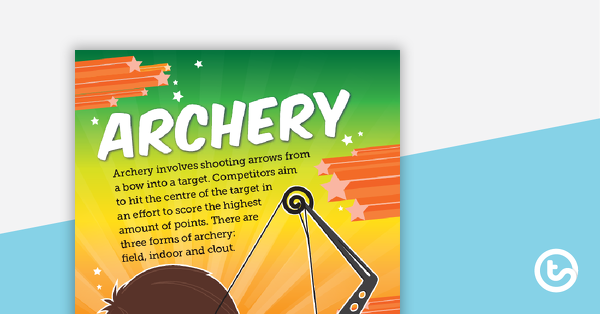 Thumbnail of Olympic Games Sport Poster – Archery - teaching resource