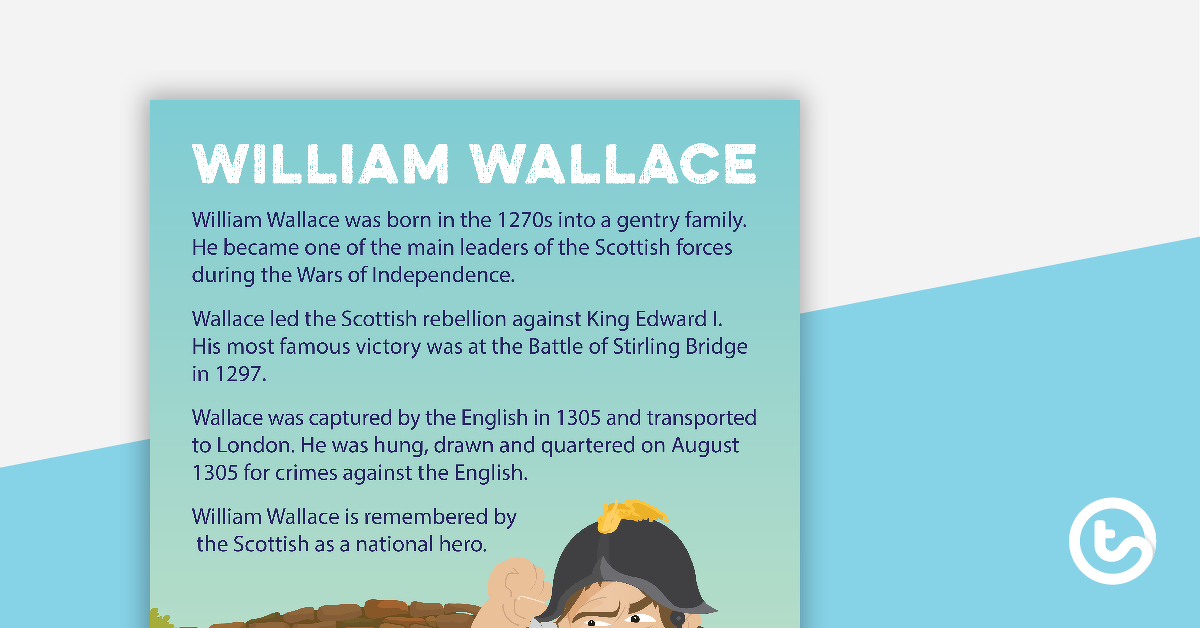 Preview image for William Wallace Poster - teaching resource