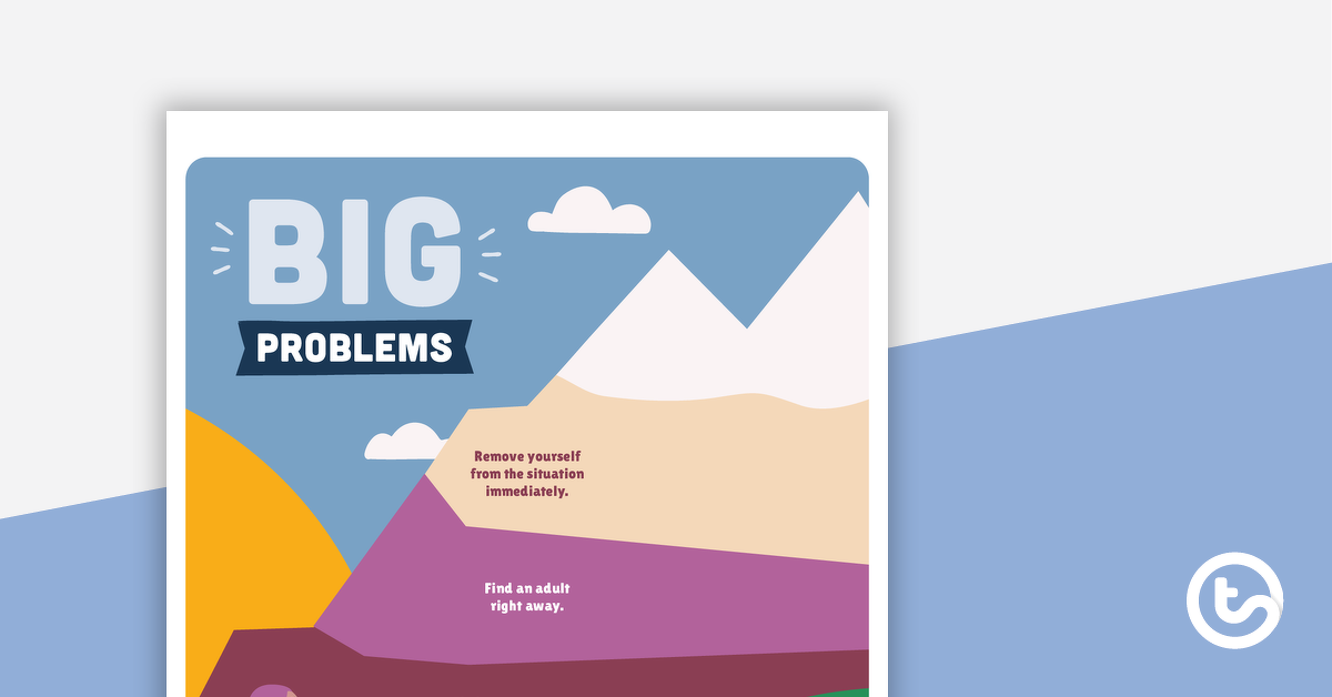 Preview image for Big Problem, Little Problem Posters - teaching resource