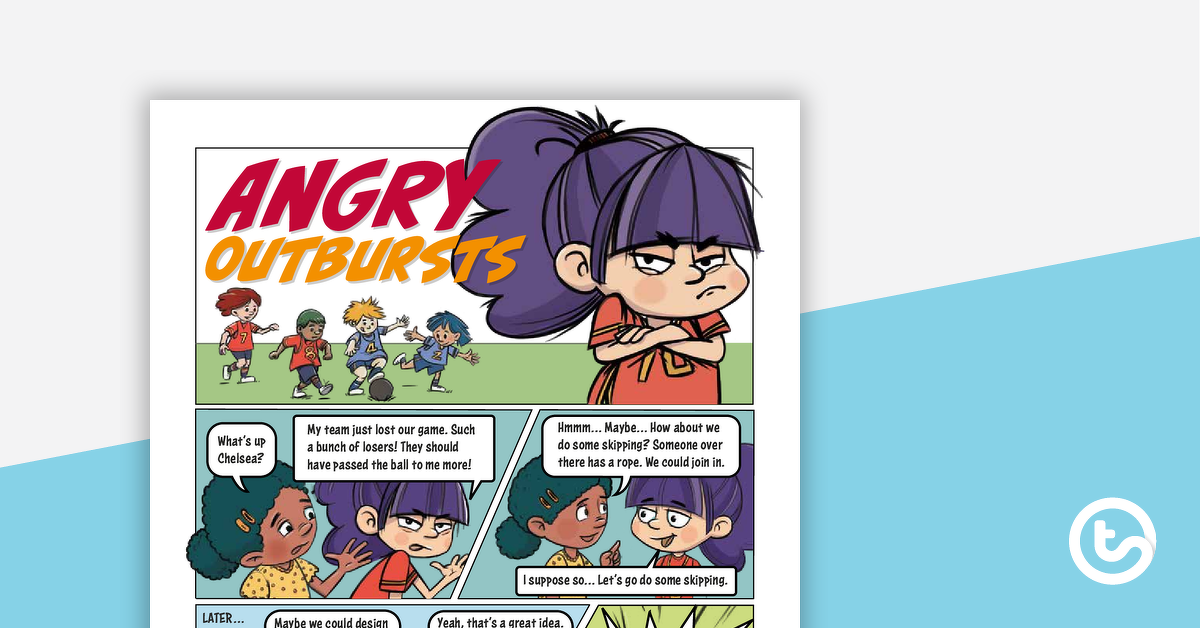 预览图像for Angry Outbursts – Worksheet - teaching resource
