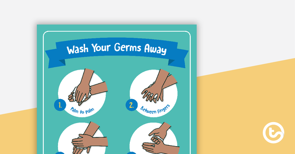 清洗你的细菌远离卫生海报缩略图-教学资源