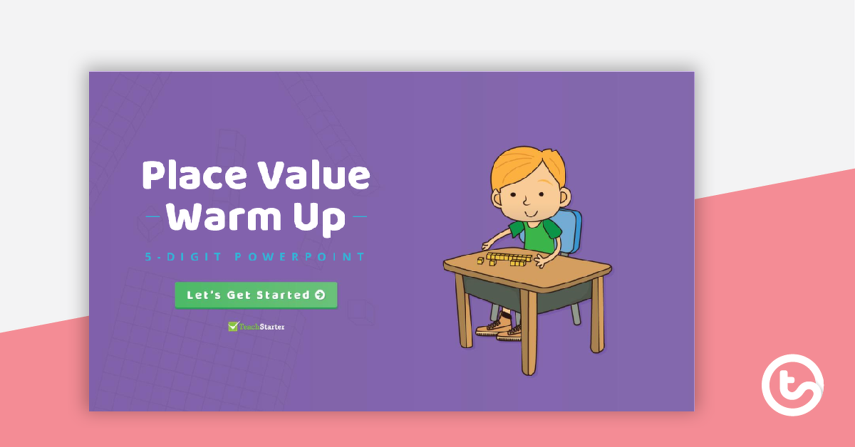Preview image for 5-Digit Place Value Warm Up - Interactive PowerPoint - teaching resource