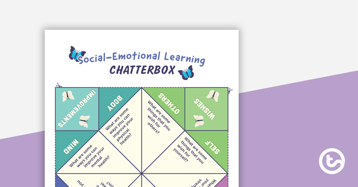 预览图像for Social-Emotional Learning Chatterbox - teaching resource
