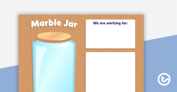 Preview image for Virtual Reward Chart – Marble Jar - teaching resource
