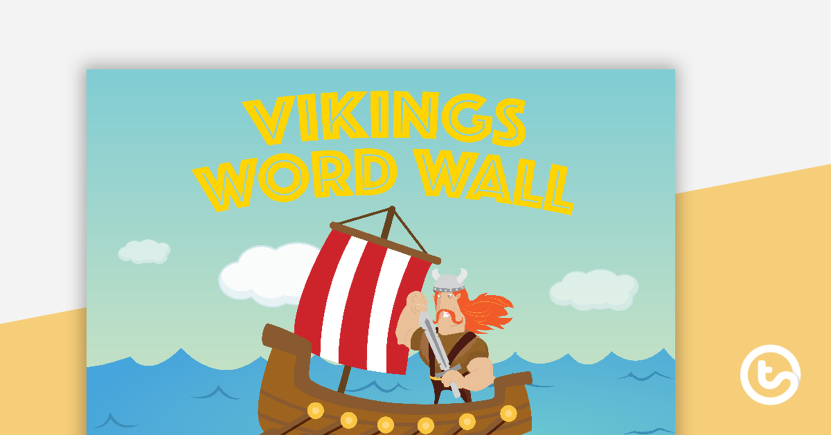 Preview image for Vikings Word Wall - teaching resource