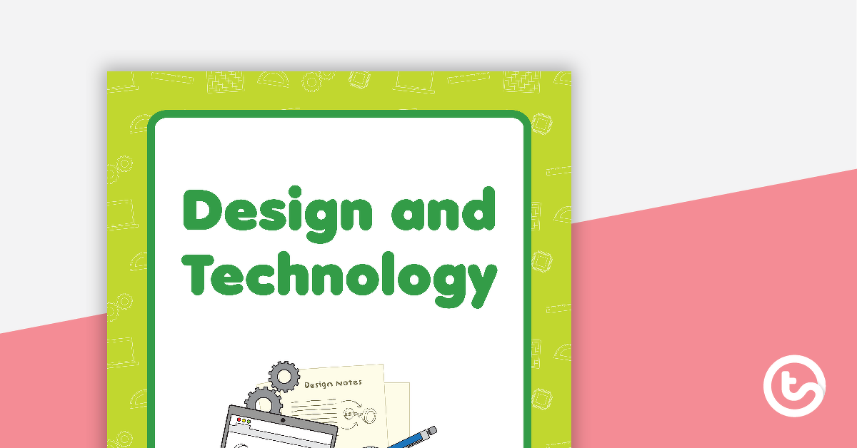 Preview image for Design and Technology Book Cover - Version 2 - teaching resource
