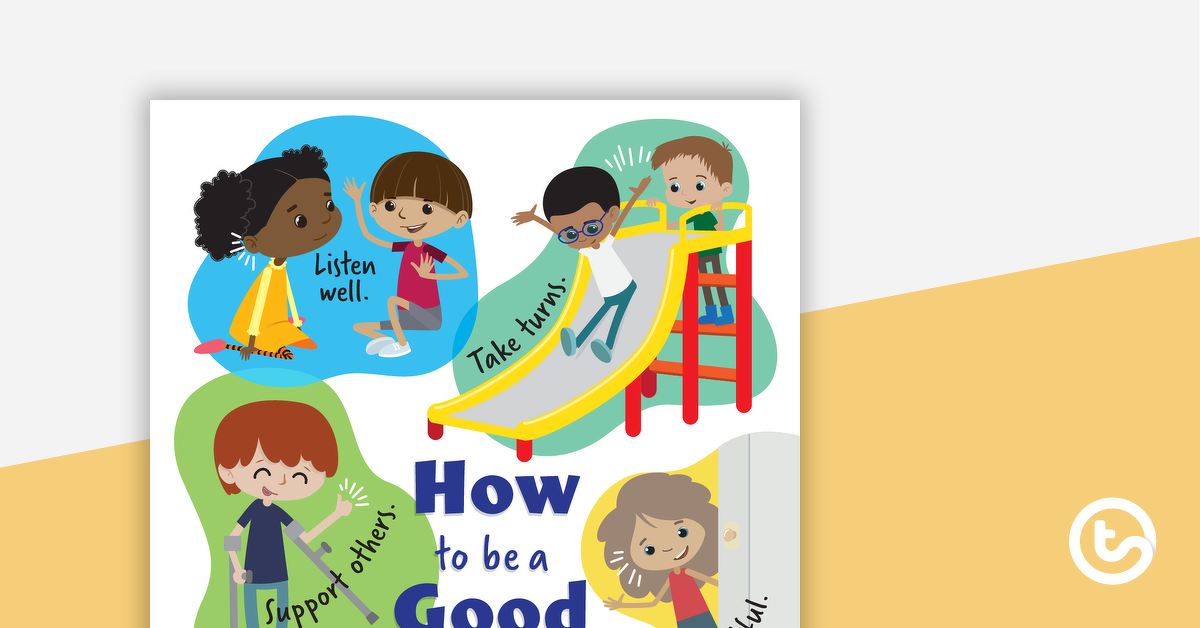 Preview image for How to Be a Good Friend - Poster - teaching resource