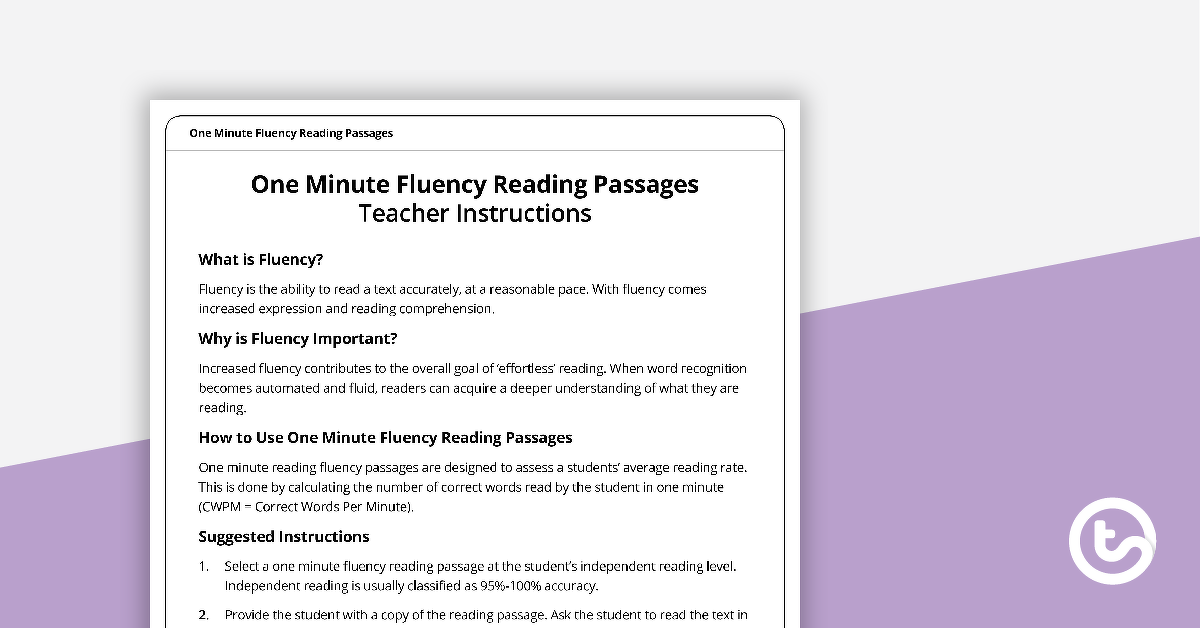 Preview image for Fluency Reading Passage - The Thirsty Monkey (Year 5) - teaching resource