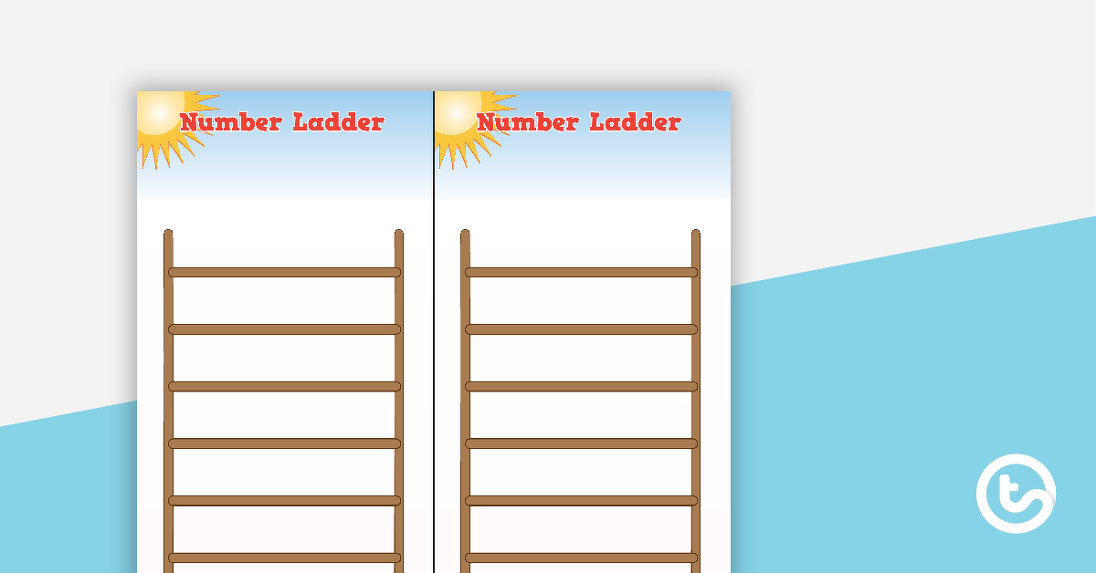 Preview image for Number Ladders - teaching resource