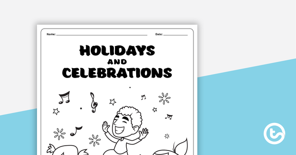 Thumbnail of Celebrations and Holidays – Lower Primary Workbook - teaching resource