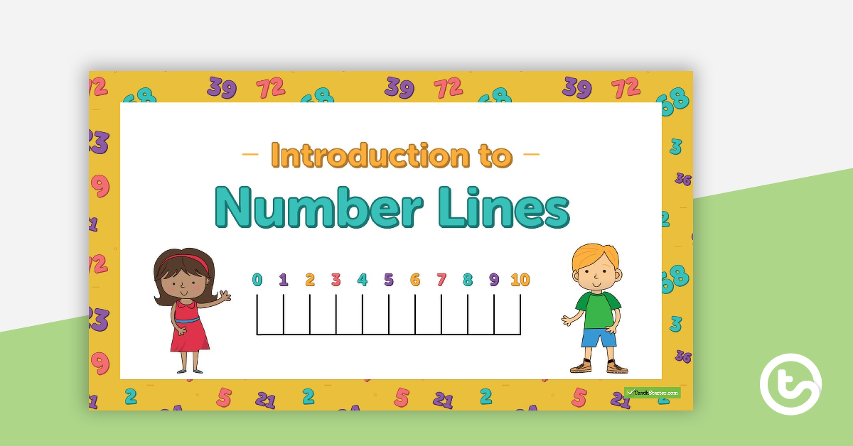 Preview image for Introduction to Number Lines PowerPoint - teaching resource