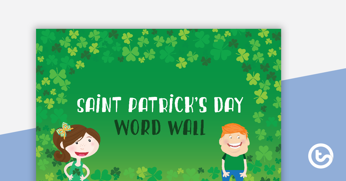 Preview image for St Patrick's Day Word Wall Vocabulary - teaching resource
