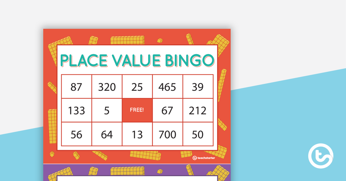 Preview image for Place Value Bingo Game - Numbers 0-1000 - teaching resource