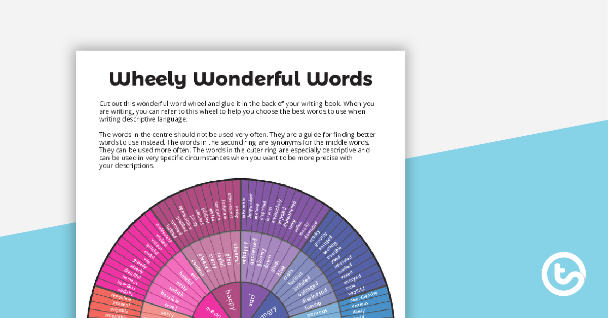 Preview image for Wheely Wonderful Words – Emotional States Vocabulary - teaching resource