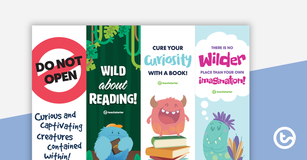 Thumbnail of Curiosity and Imagination Bookmarks - teaching resource
