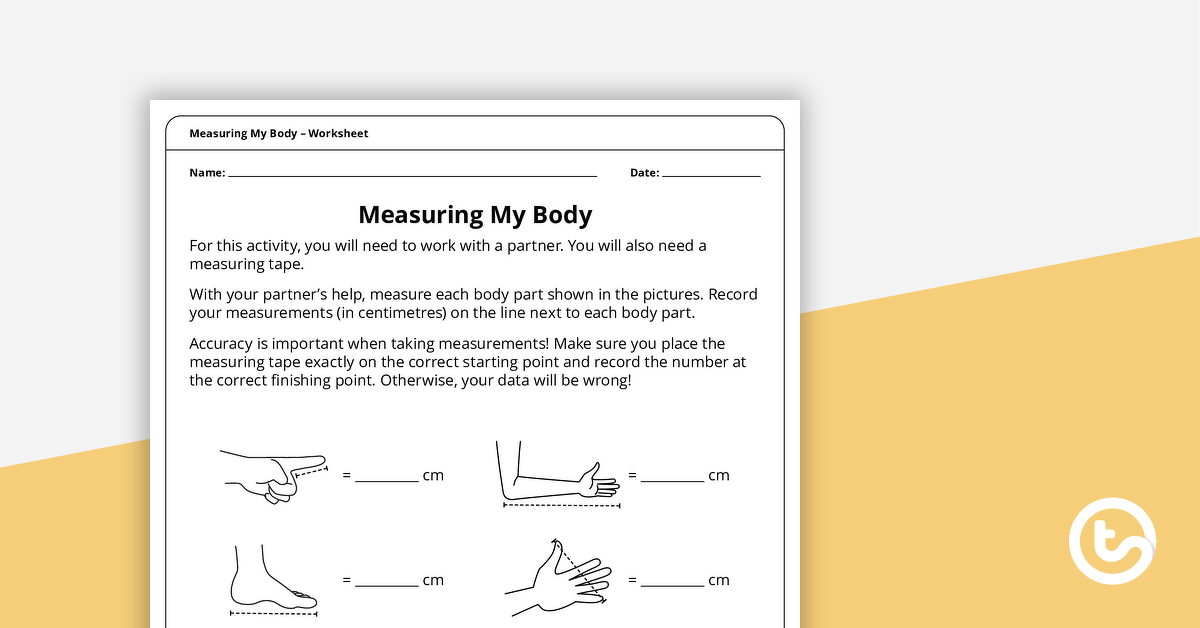 预览图像测量我的身体-工作表-教学资源