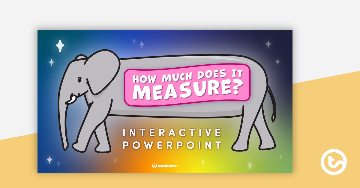 预览图像多少它测量?交互式PowerPoint -教学资源