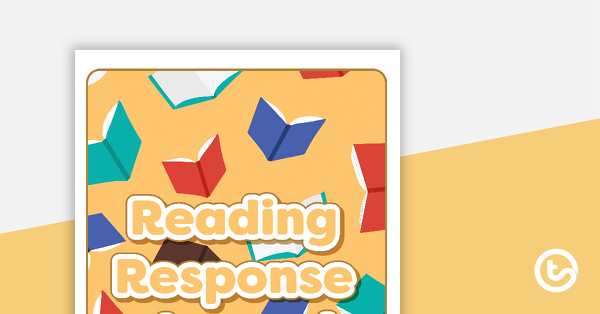 Preview image for Reading Response Journal - Cover Page - teaching resource