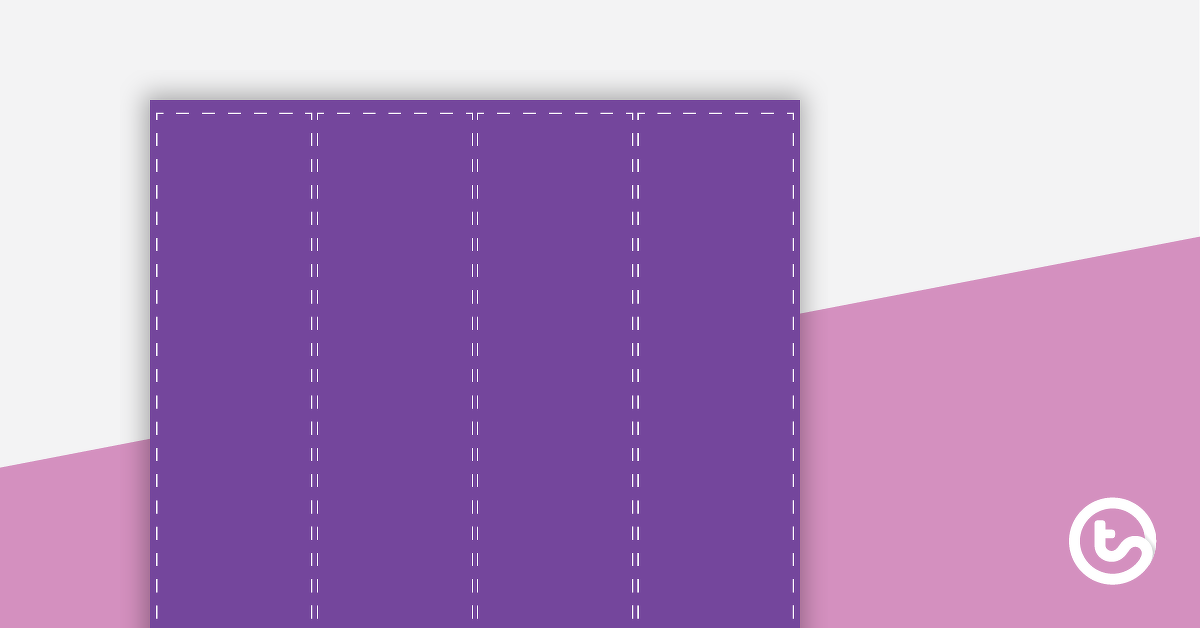 Preview image for Plain Purple - Border Trimmers - teaching resource