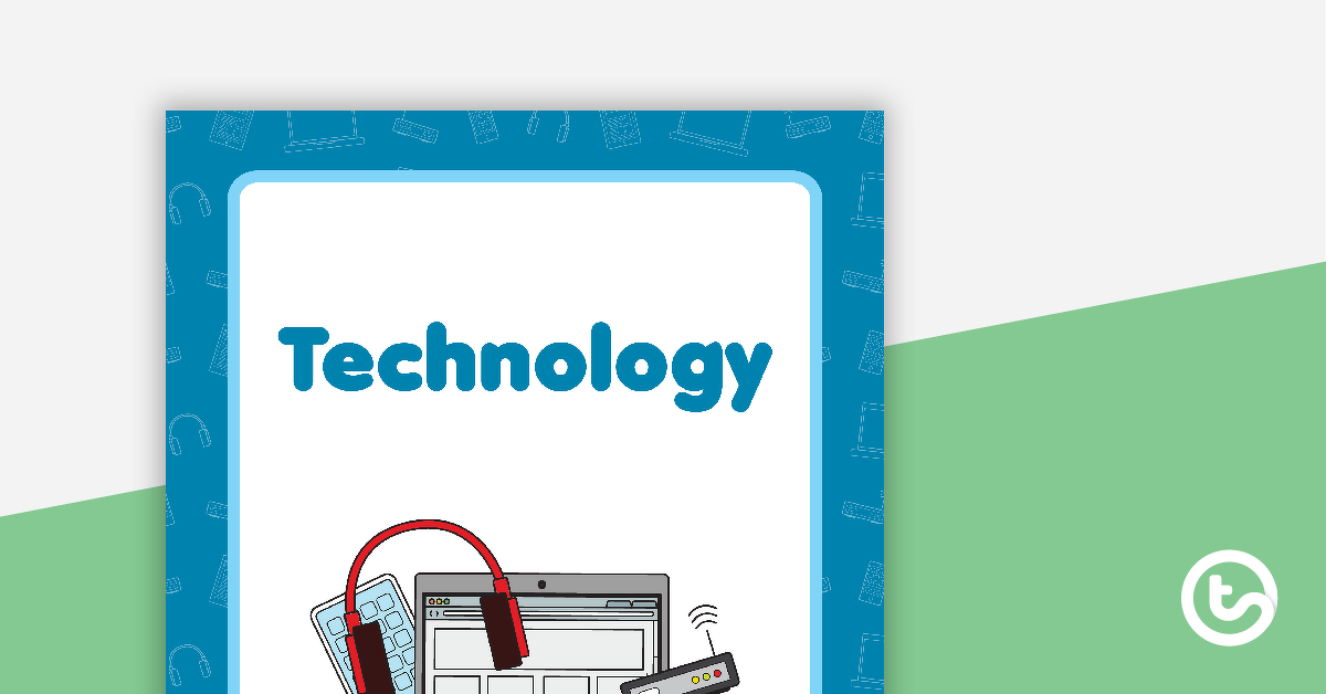 Preview image for Technology Book Cover - Version 2 - teaching resource