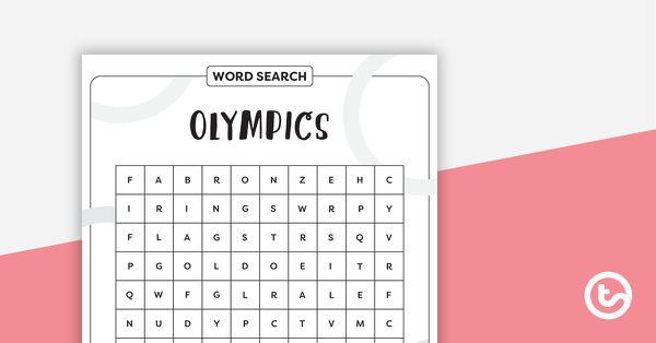 奥林匹克词搜索的缩略图 - 较低 - 教学资源