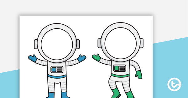 Thumbnail of Astronaut Template - teaching resource