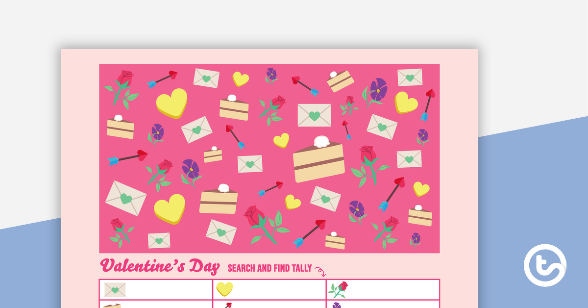 Preview image for Search and Find – Valentine's Day - teaching resource
