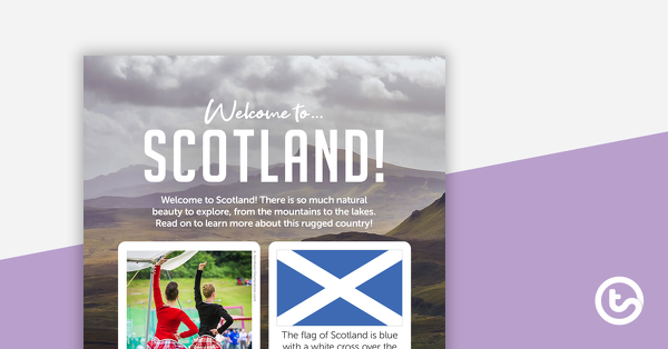 Preview image for Welcome to Scotland! – Worksheet - teaching resource