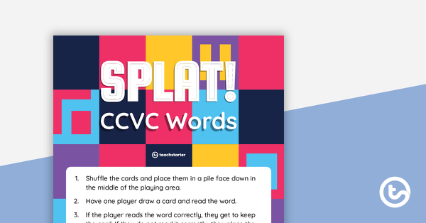 Thumbnail of SPLAT! CCVC Word Game - teaching resource