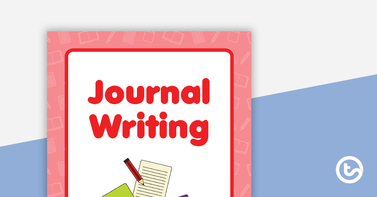 Preview image for Journal Writing Book Cover - Version 2 - teaching resource