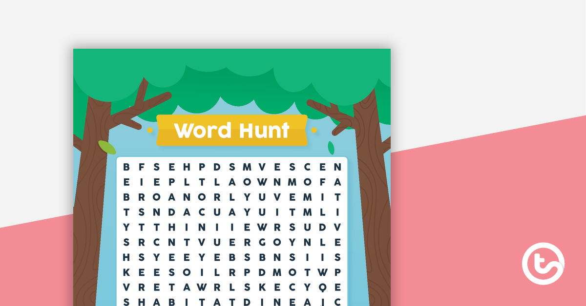 Preview image for National Tree Day – Word Hunt - teaching resource