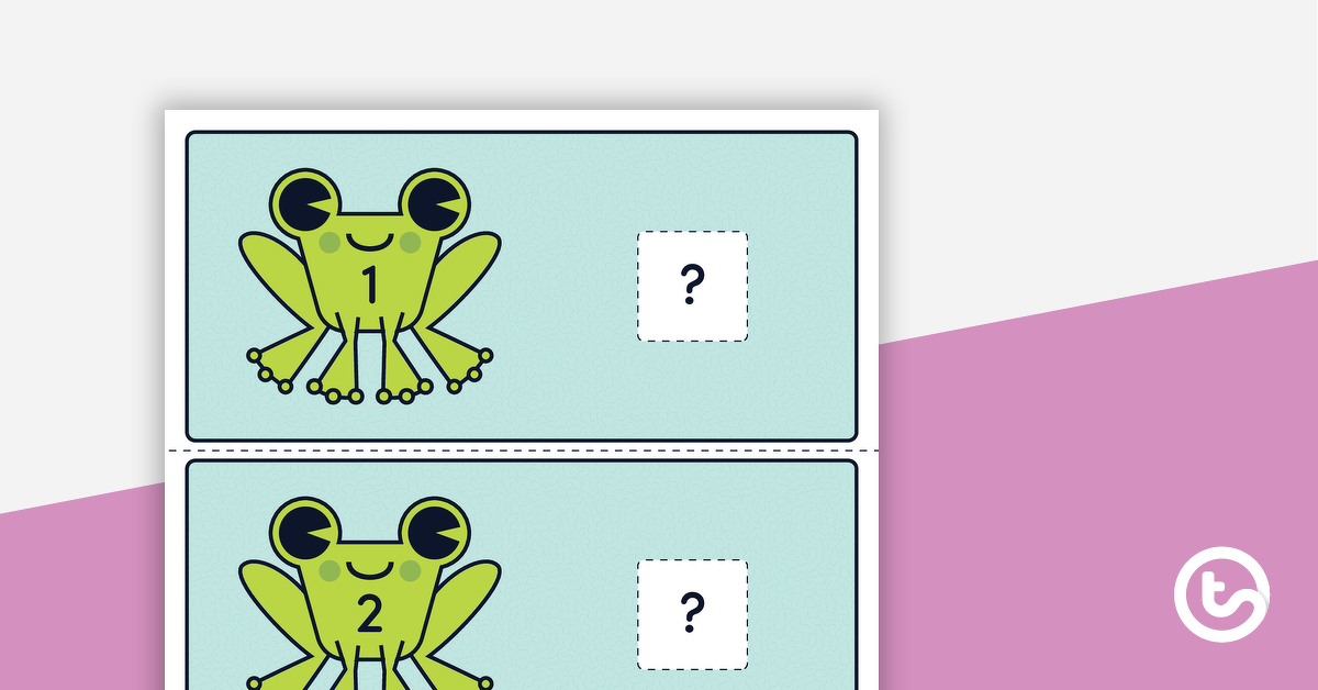 Preview image for Numbers 1-12 Frog Catching Flies Activity - teaching resource