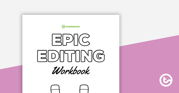 Preview image for Epic Editing Workbook (Middle Primary) - teaching resource