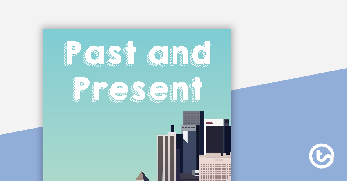 Preview image for Past and Present - Title Poster - teaching resource