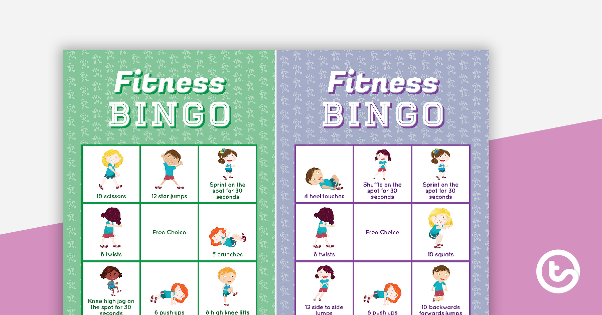 Preview image for Fitness Bingo - teaching resource